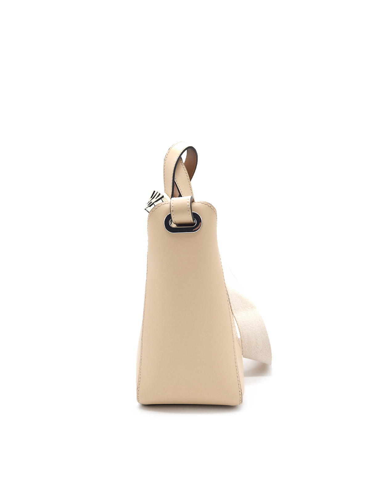 Karl Lagerfeld K/circle Small Tote Perforated In Sand