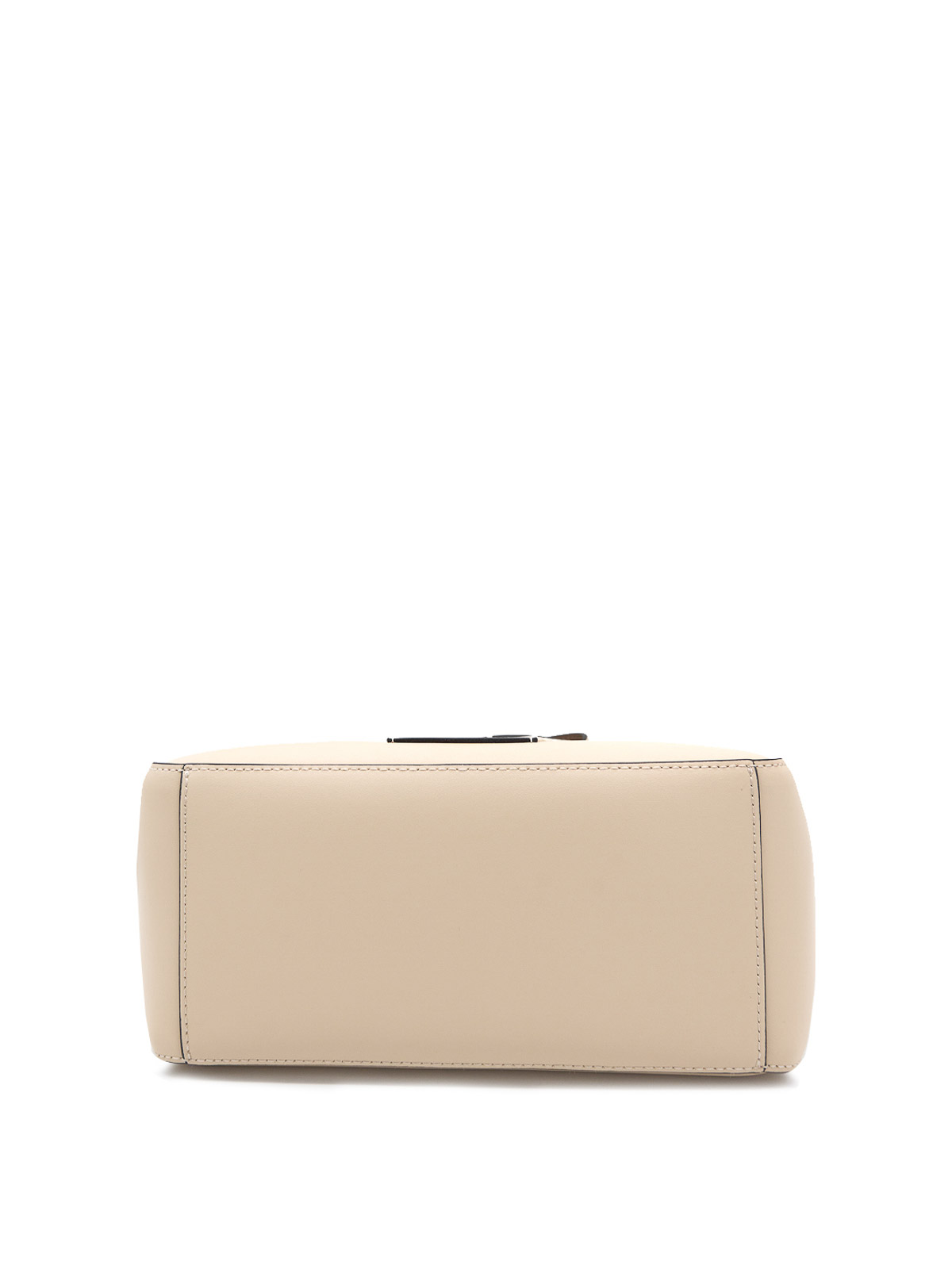 Karl Lagerfeld K/circle Small Tote Perforated In Sand