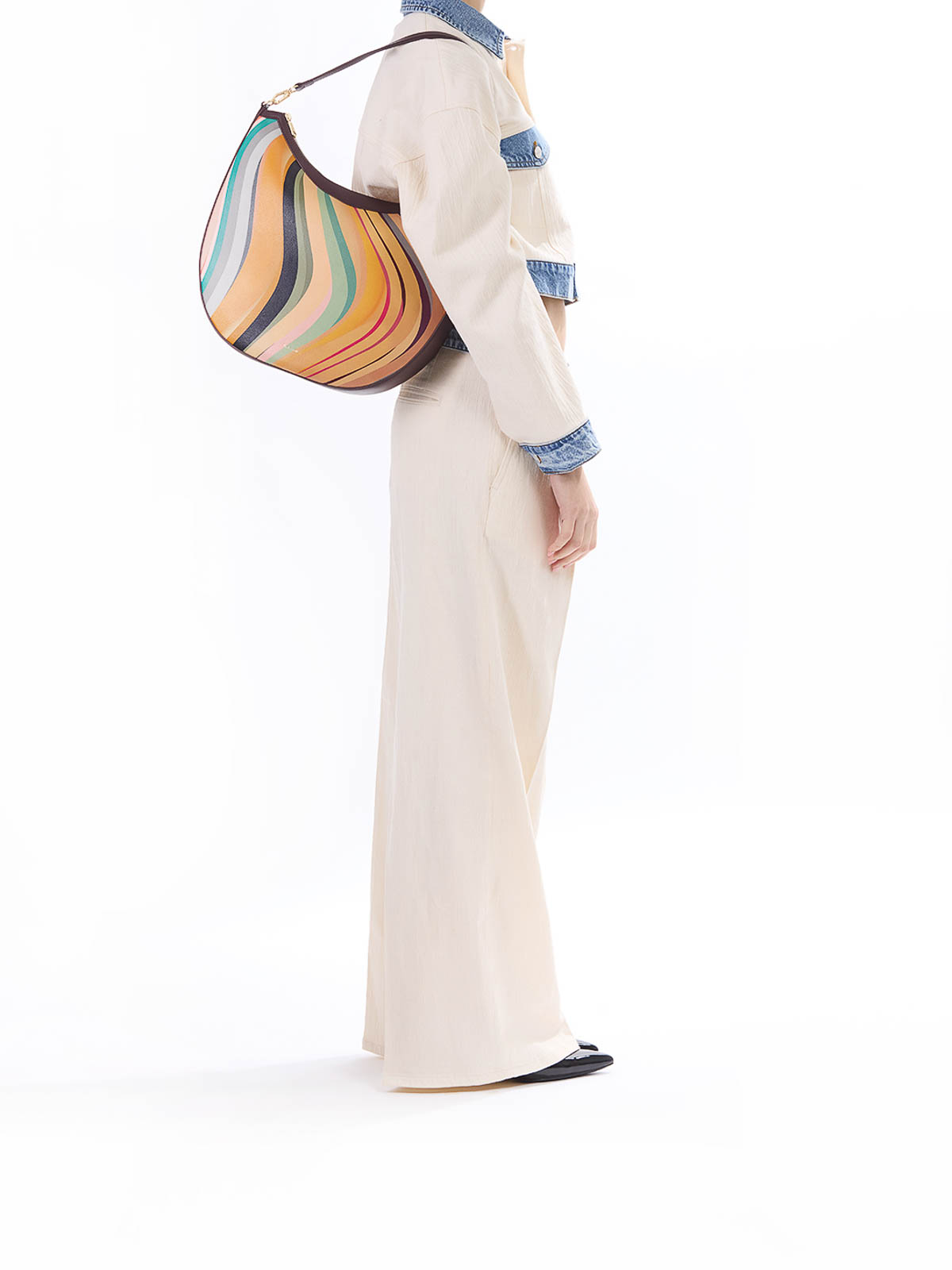 Paul Smith Swirl Hobo Bag In Multi