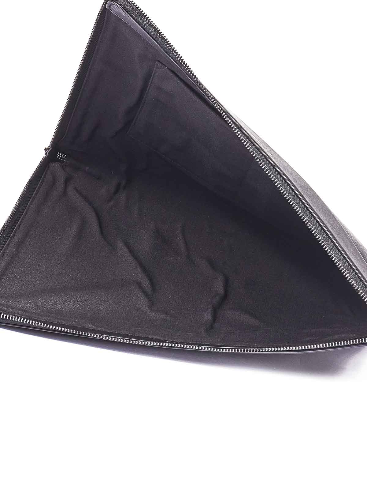 Paul Smith Saffiano Pc Holder In Black