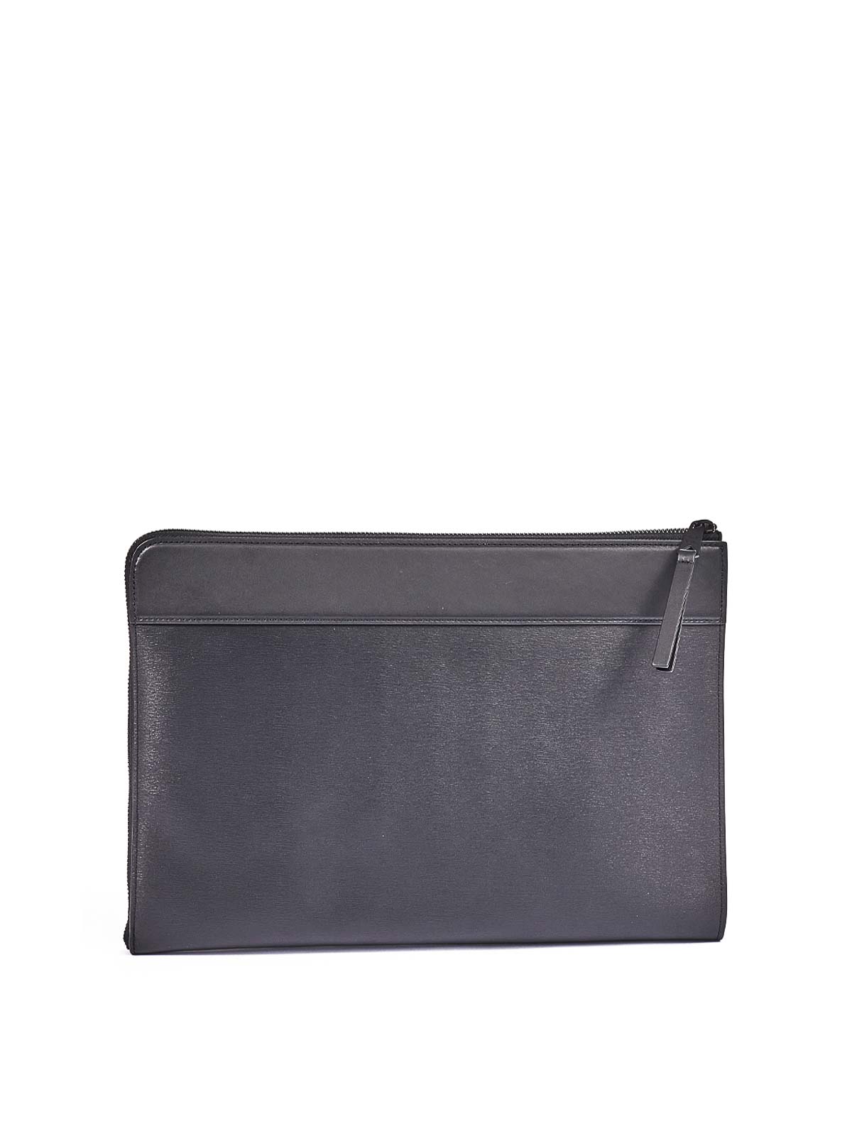 Paul Smith Saffiano Pc Holder In Black