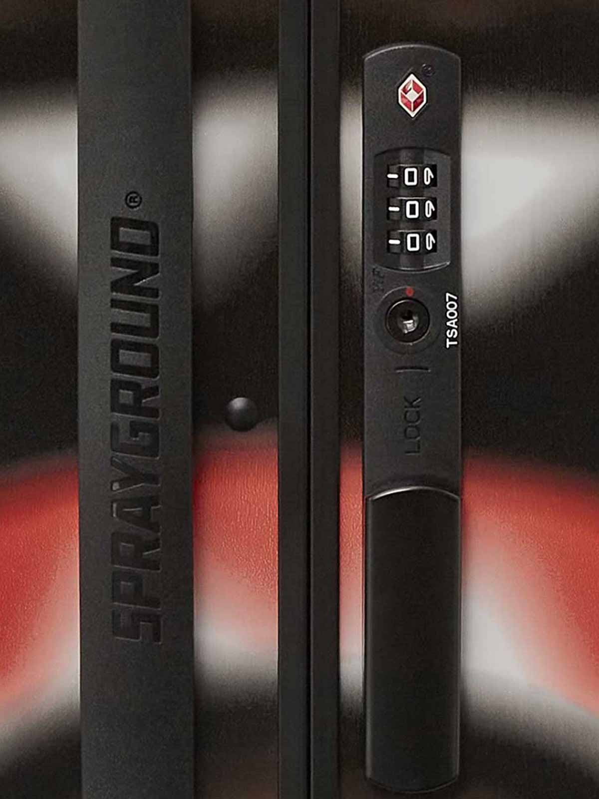 Sprayground Sharks In Paris Blur Carry-on Luggage In Multi
