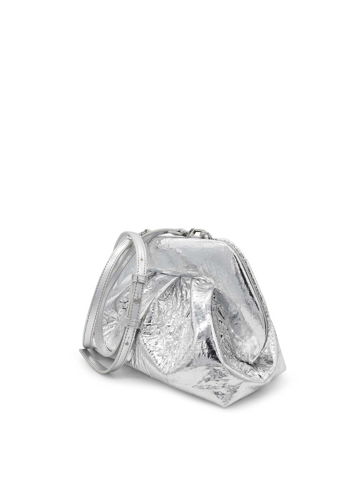 Themoirè Tia Pineapple Clutch Tia Pineapple Silver In Silver