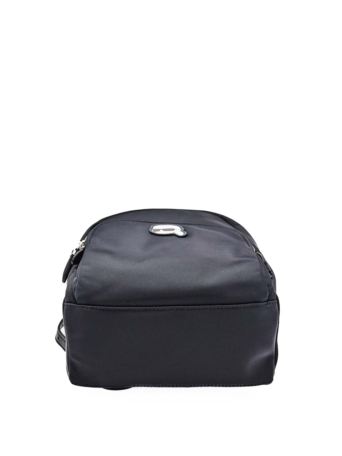 Karl Lagerfeld Ikon Nylon Small Backpack In Black