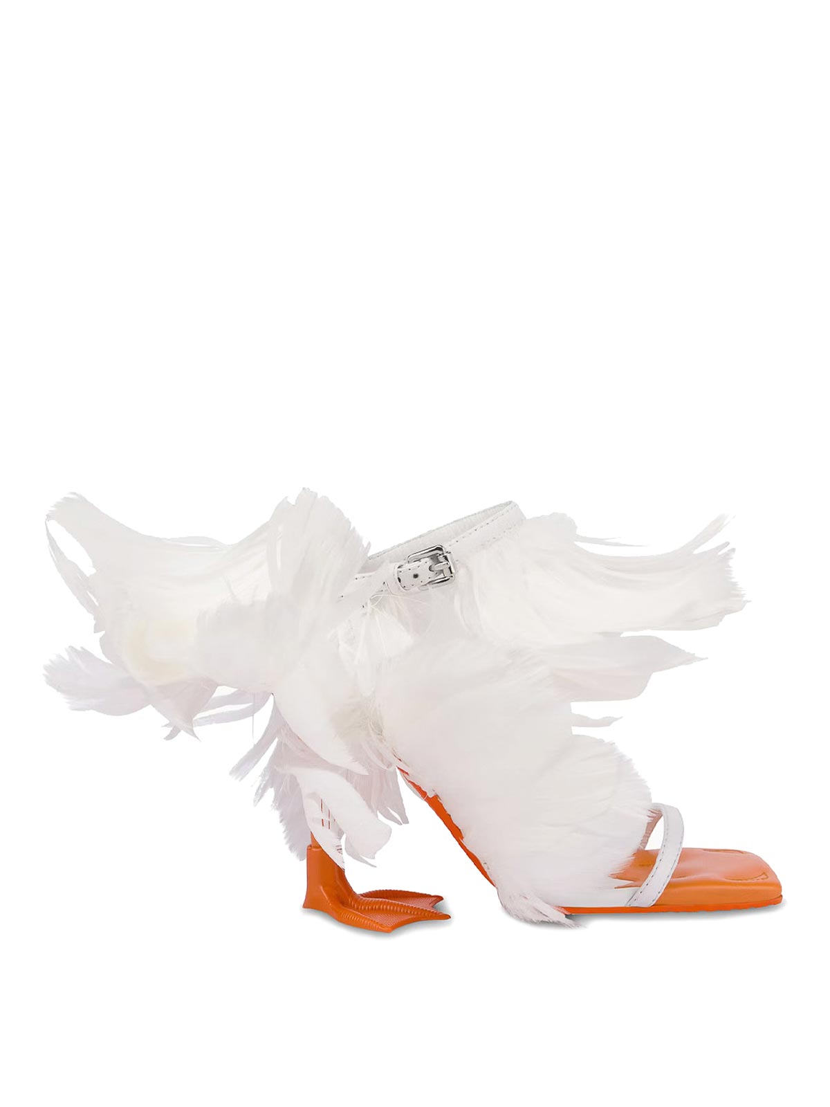 Moschino Oca Luisa Piume Sandal In Multi