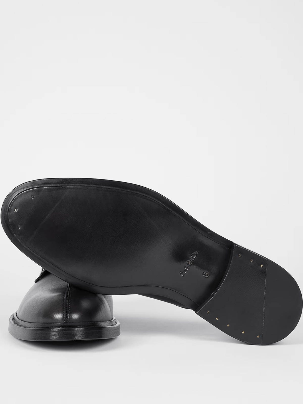 Paul Smith Lace Up Shoes In Black Leather In Black