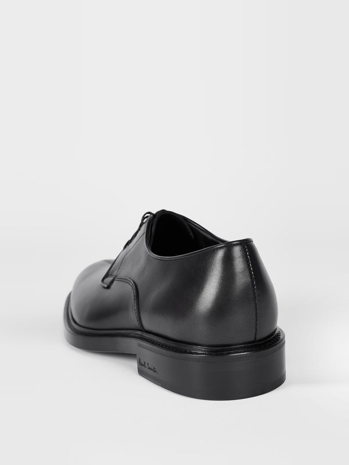 Paul Smith Lace Up Shoes In Black Leather In Black