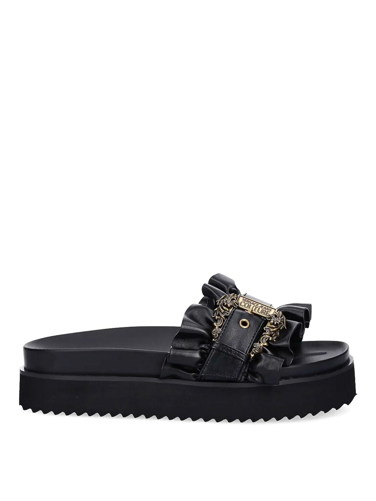 Versace Jeans Sandalias - Negro In Black