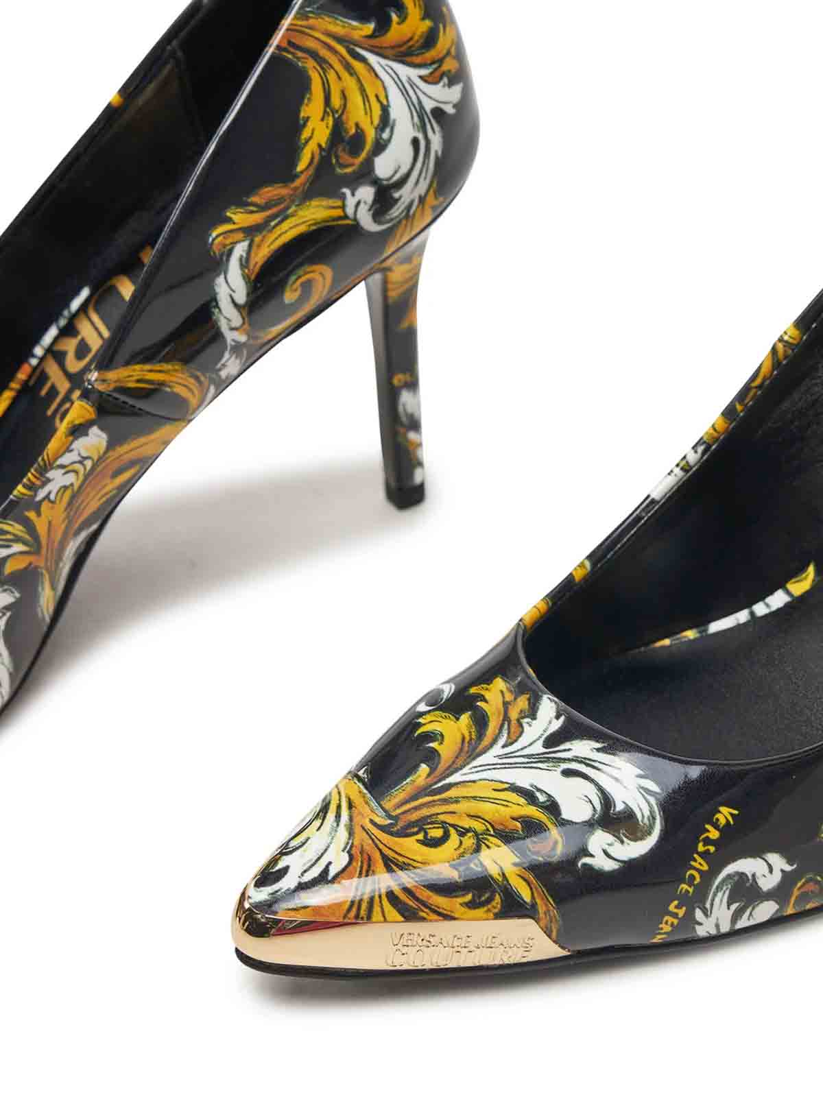 Versace Jeans Baroque Pump In Multi
