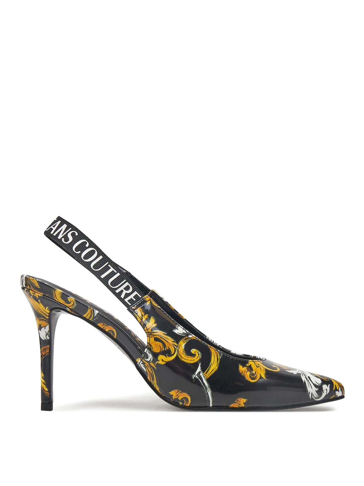 Versace Jeans Baroque Sling Back In Multi