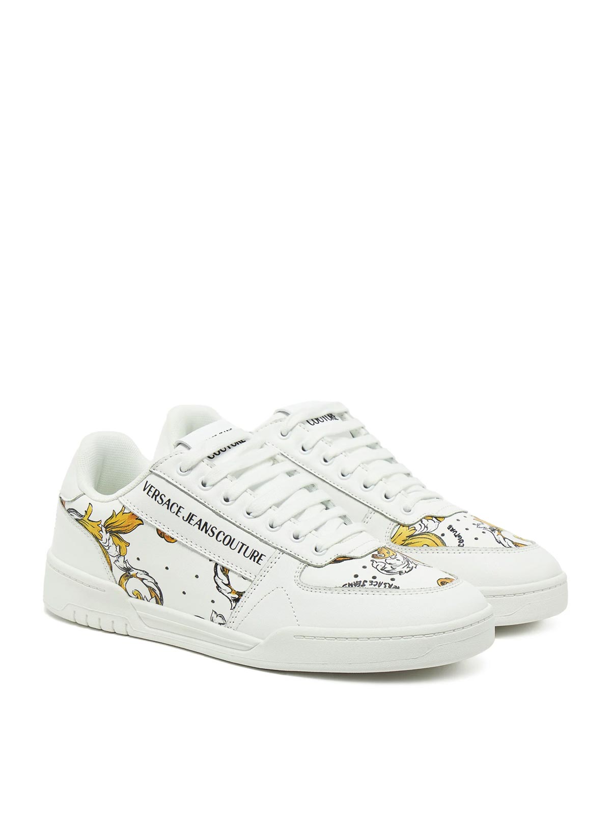 Versace Jeans Brooklyn All Over Baroque Sneakers In Multi