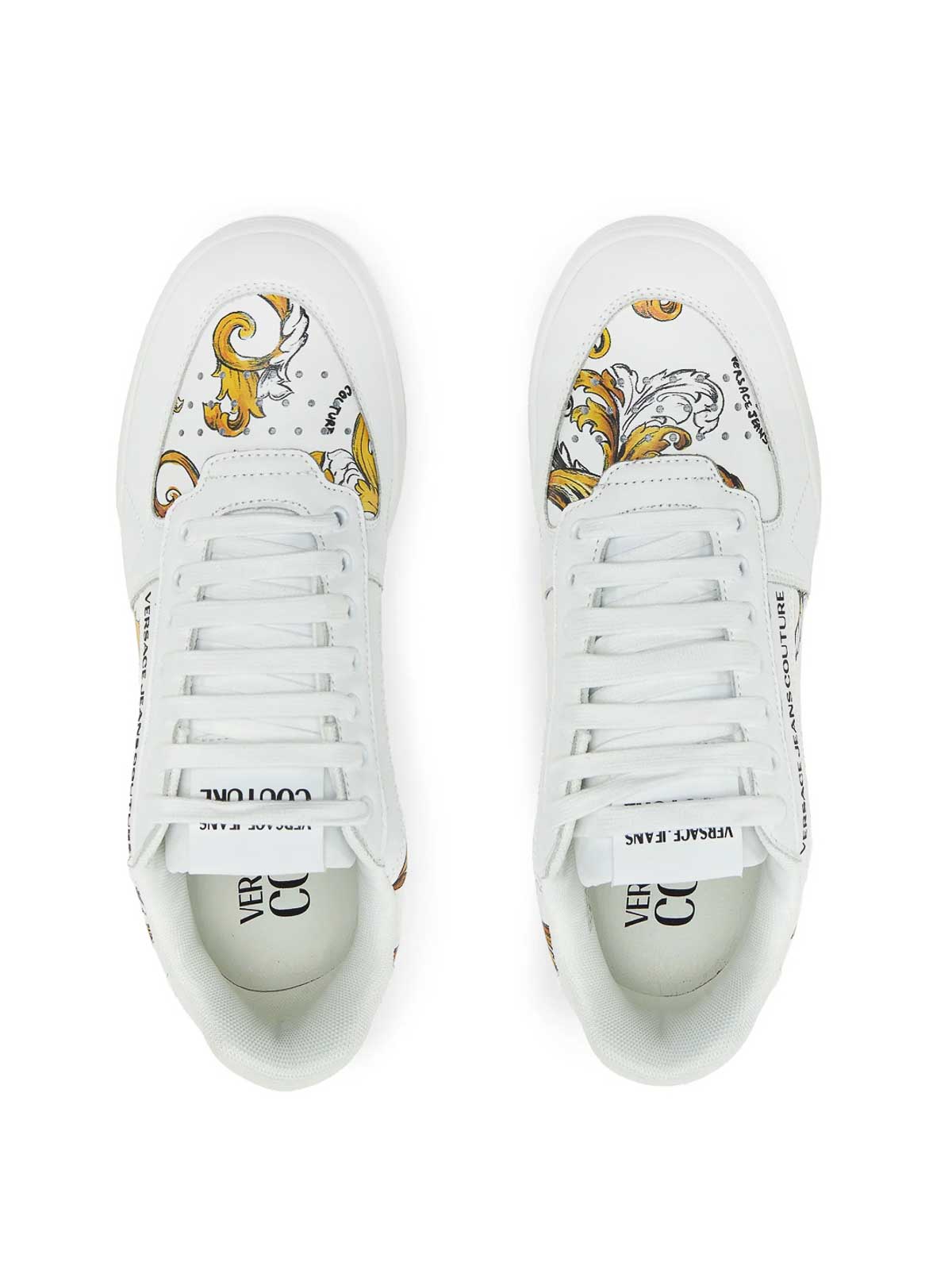 Versace Jeans Brooklyn All Over Baroque Sneakers In Multi