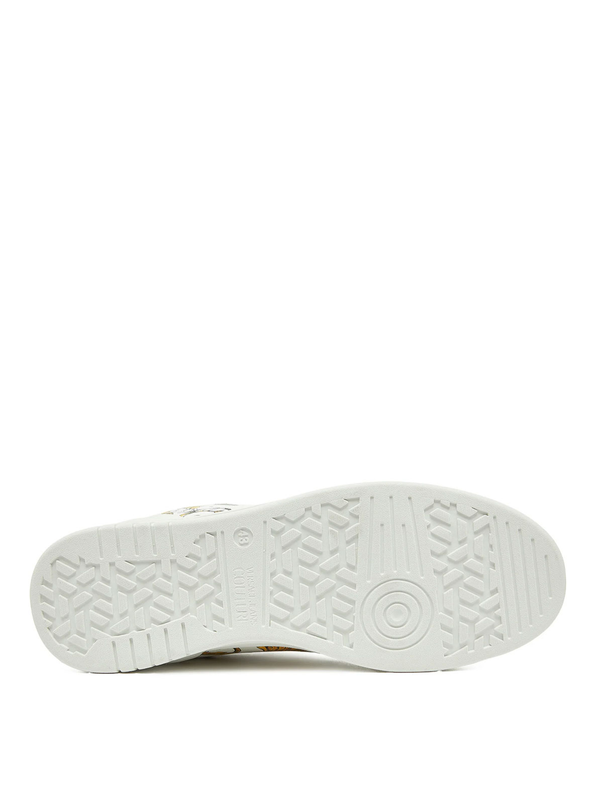 Versace Jeans Brooklyn All Over Baroque Sneakers In Multi
