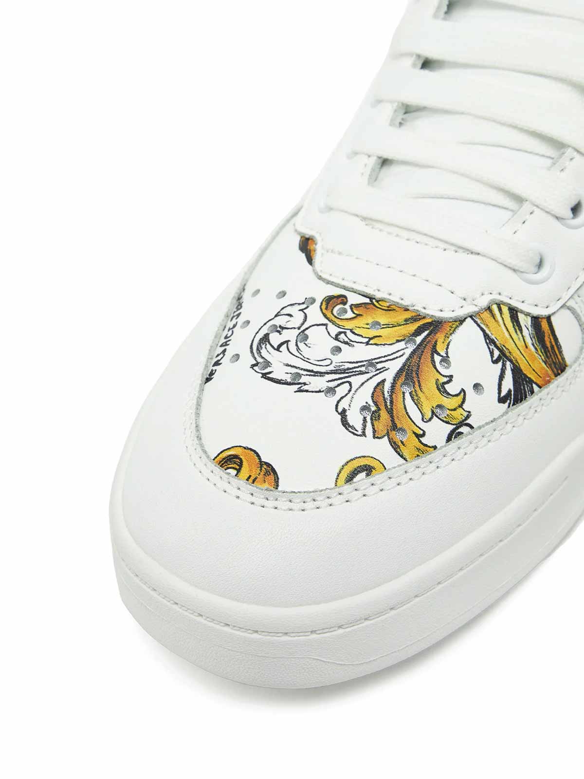 Versace Jeans Brooklyn All Over Baroque Sneakers In Multi