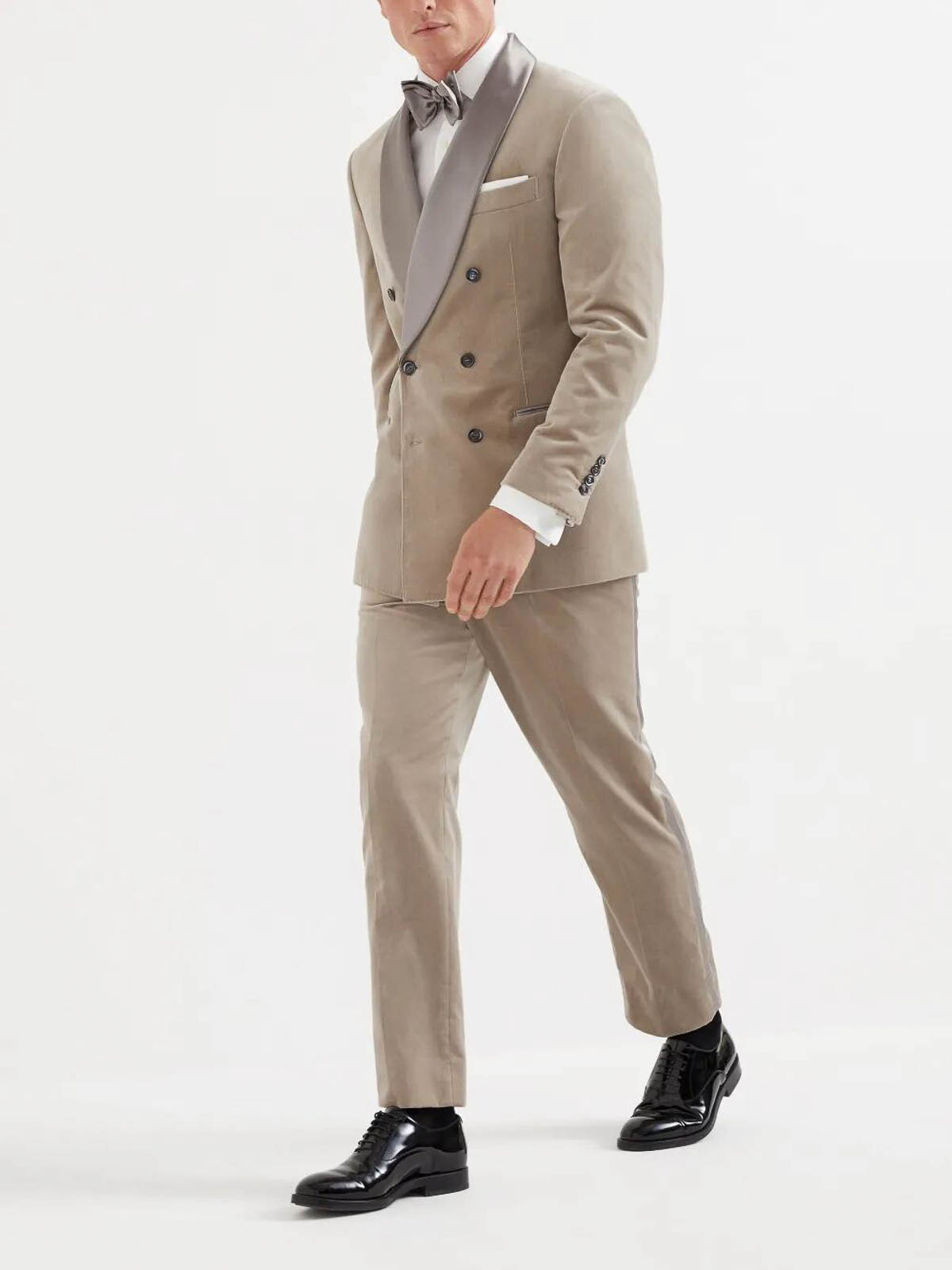 Brunello Cucinelli Tuxedo Shirt In White