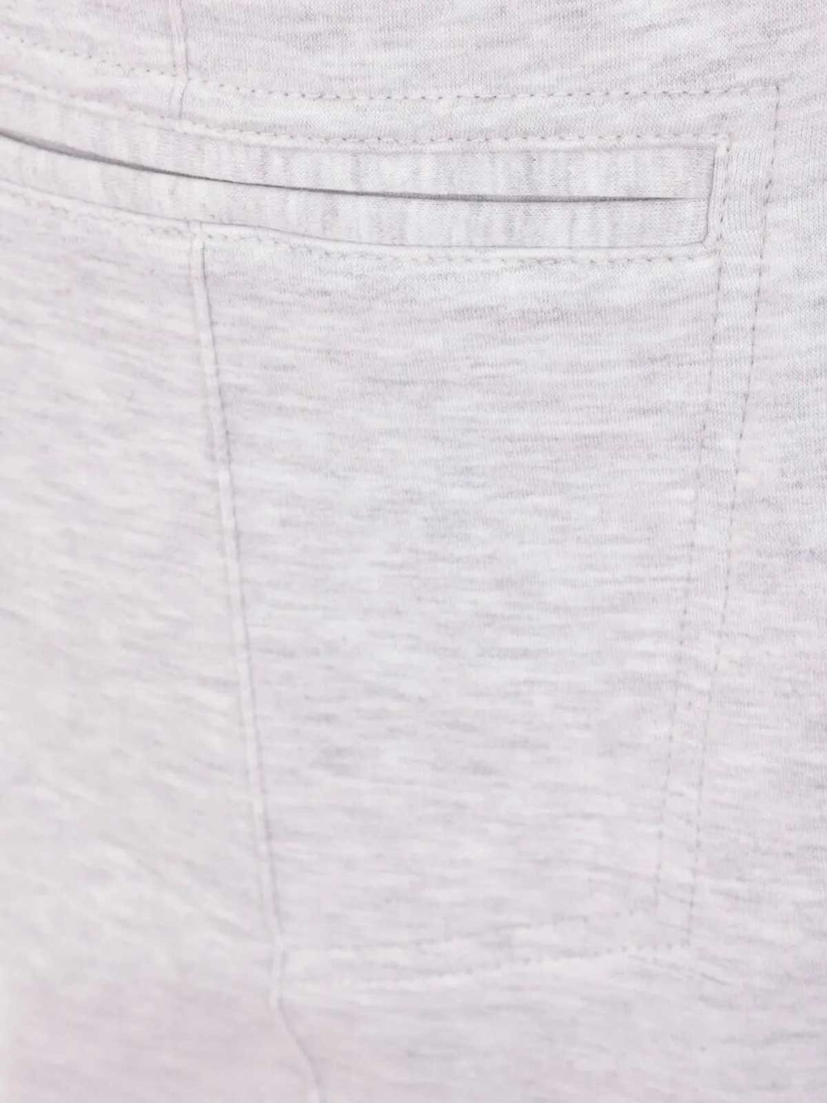 Brunello Cucinelli Cotton Cashmere And Silk Pants In Gray