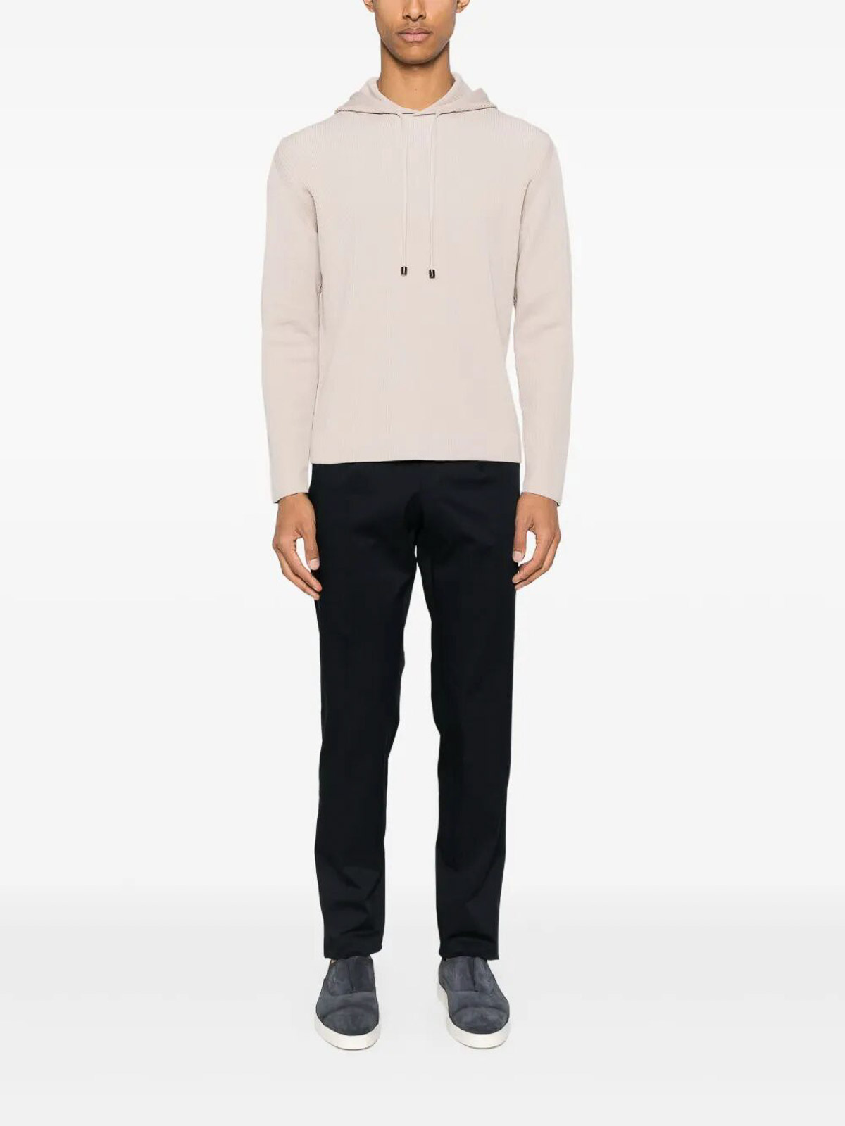 Drumohr Hoodie In Gray