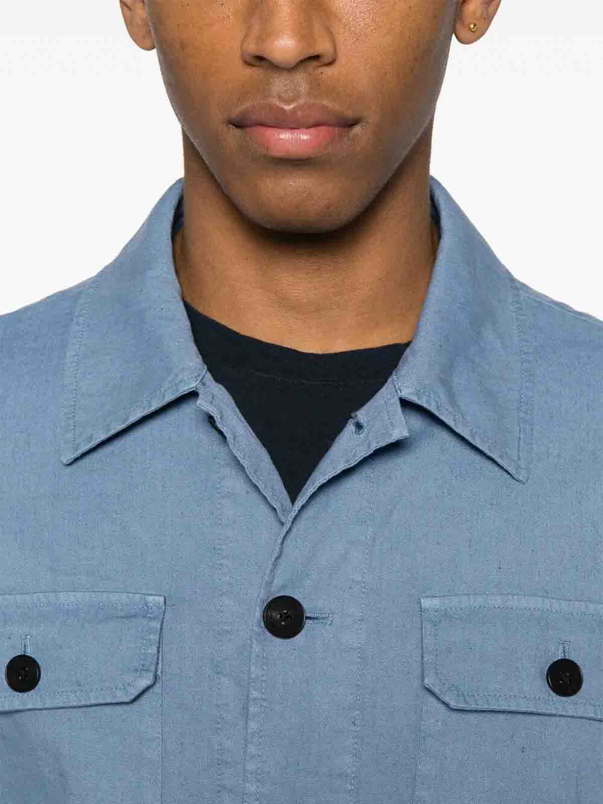 Drumohr Overshirt In Blue