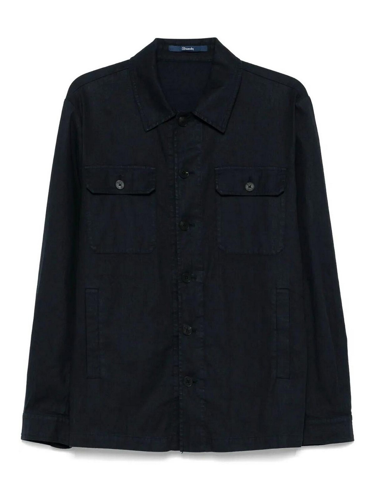 Drumohr Overshirt In Blue
