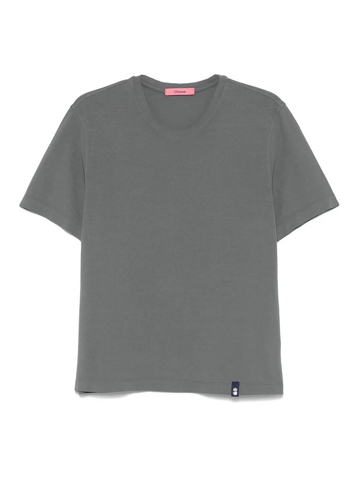 Tシャツ・カットソー DRUMOHR Men T Shirts DTJ000B 669 Grey Drumohr T-shirt a maniche corte Grigio Scuro Uomo | DTJ100B669