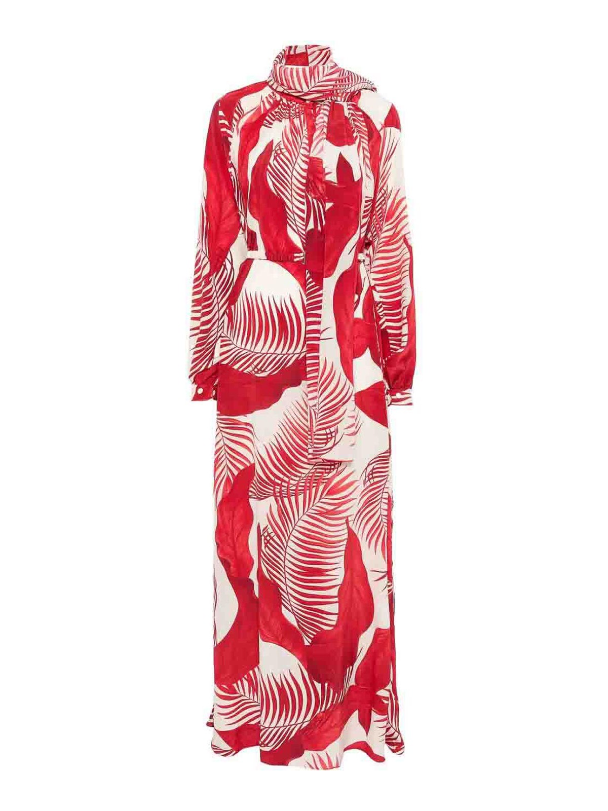 F.r.s For Restless Sleepers `astrea` Long Dress In Red