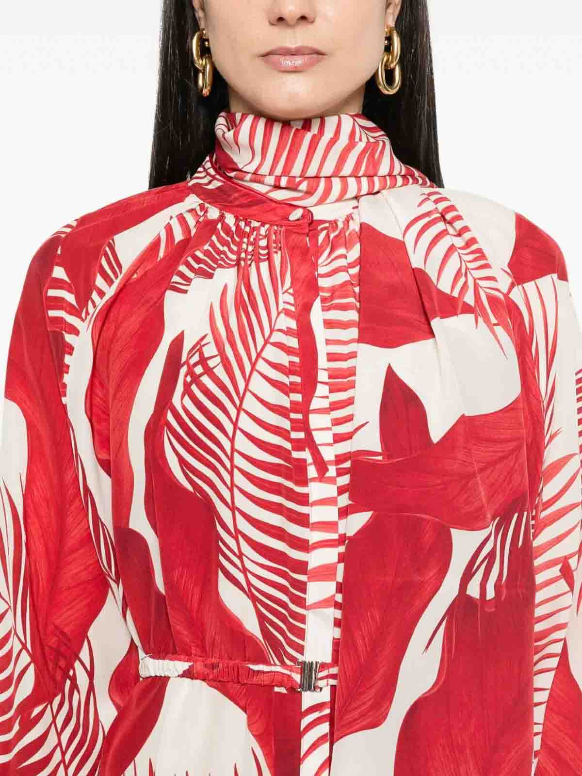 F.r.s For Restless Sleepers Astrea Maxikleid In Red