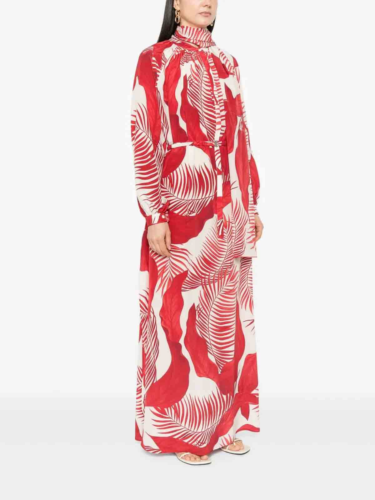 F.r.s For Restless Sleepers Astrea Maxikleid In Red