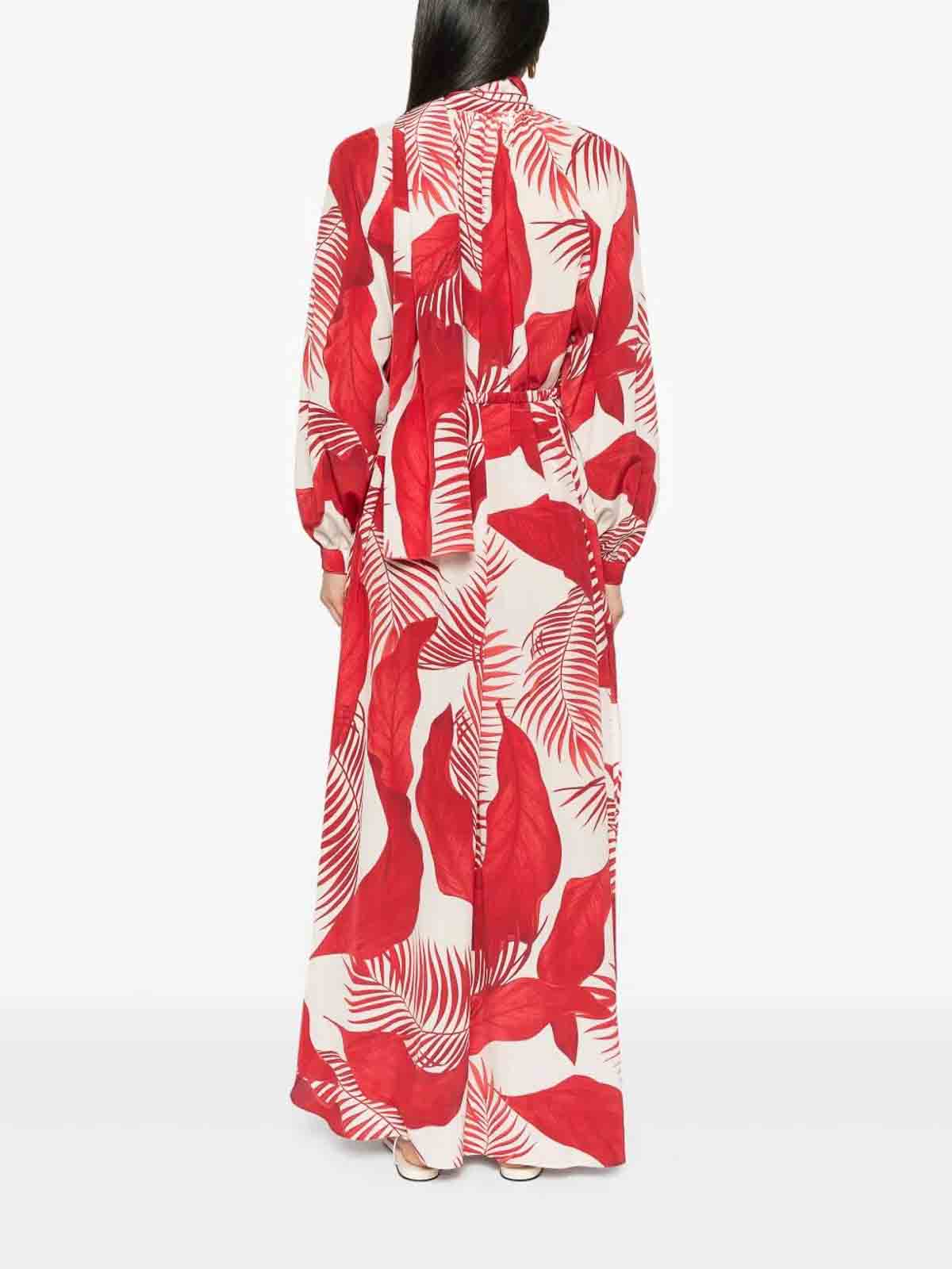 F.r.s For Restless Sleepers Astrea Maxikleid In Red