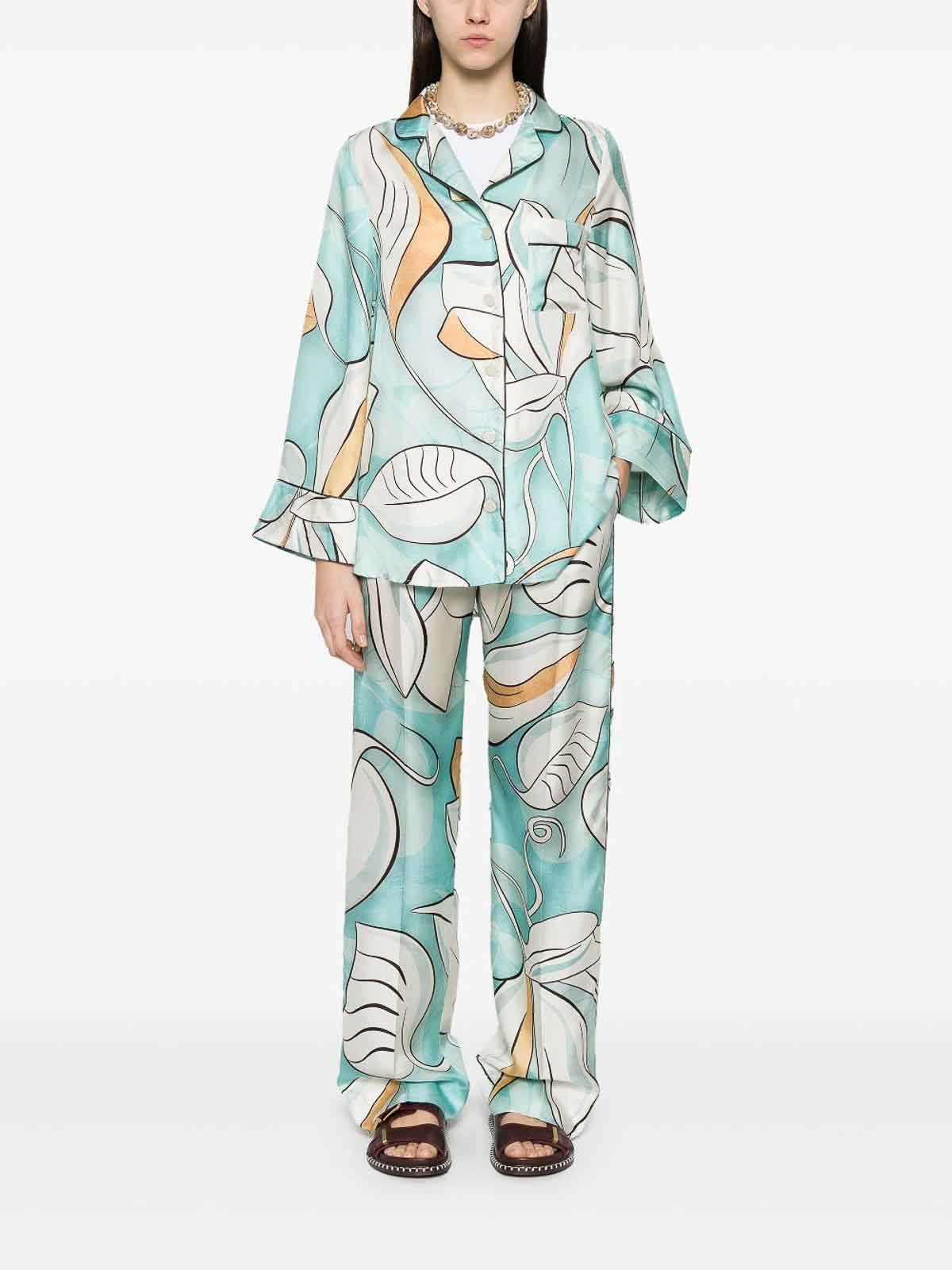 F.r.s For Restless Sleepers Doride Trousers In Blue