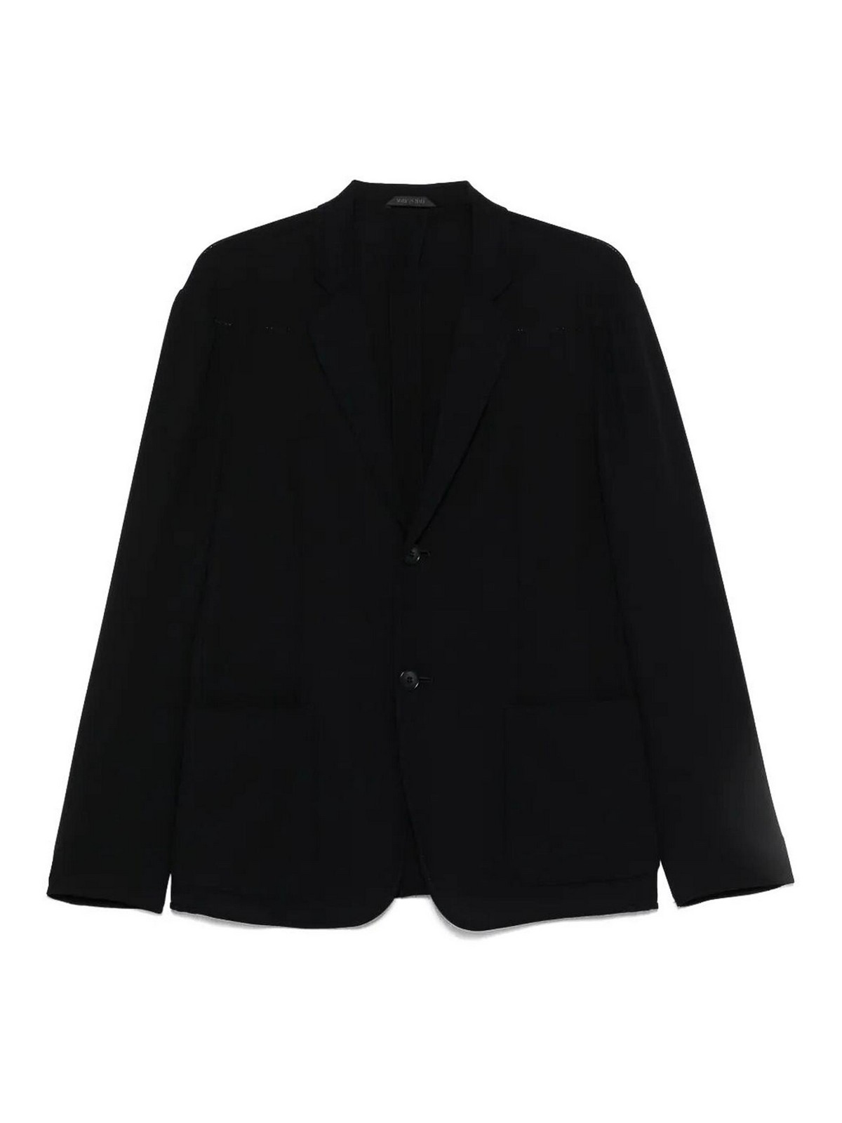 Giorgio Armani Men Wool Jacket In Black