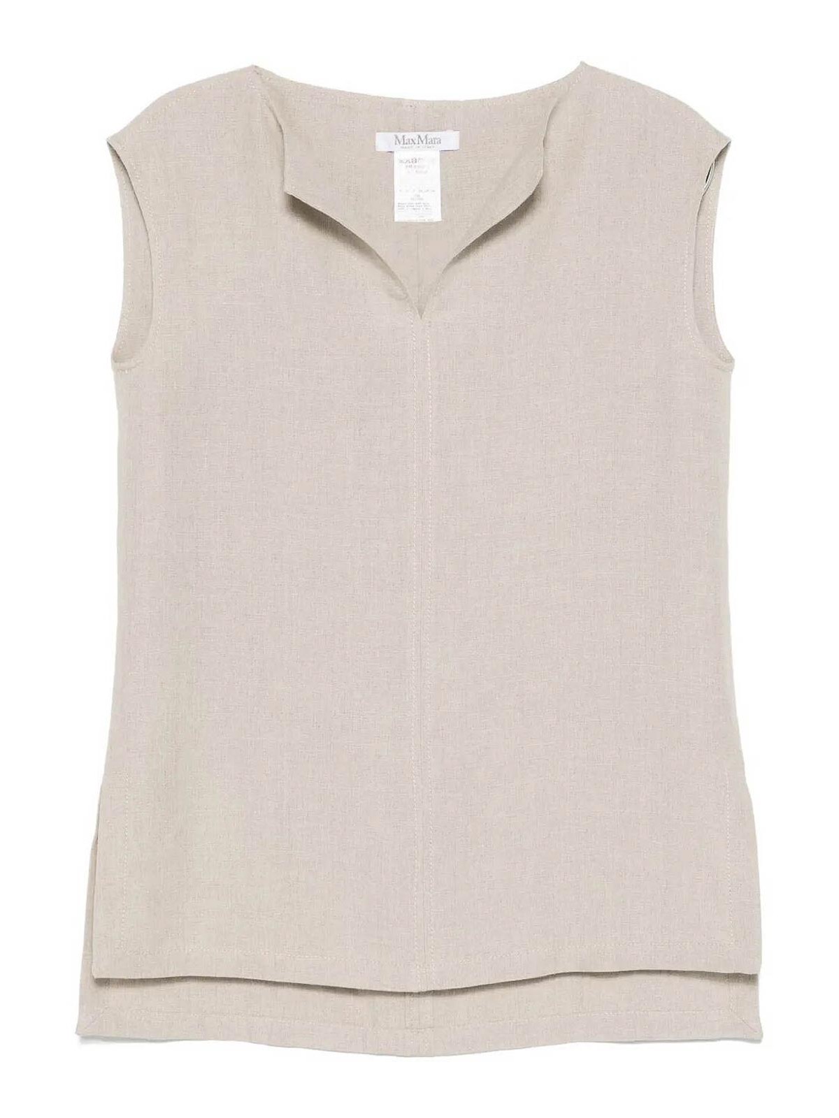 Max Mara `colimbo` Shirt In Sand