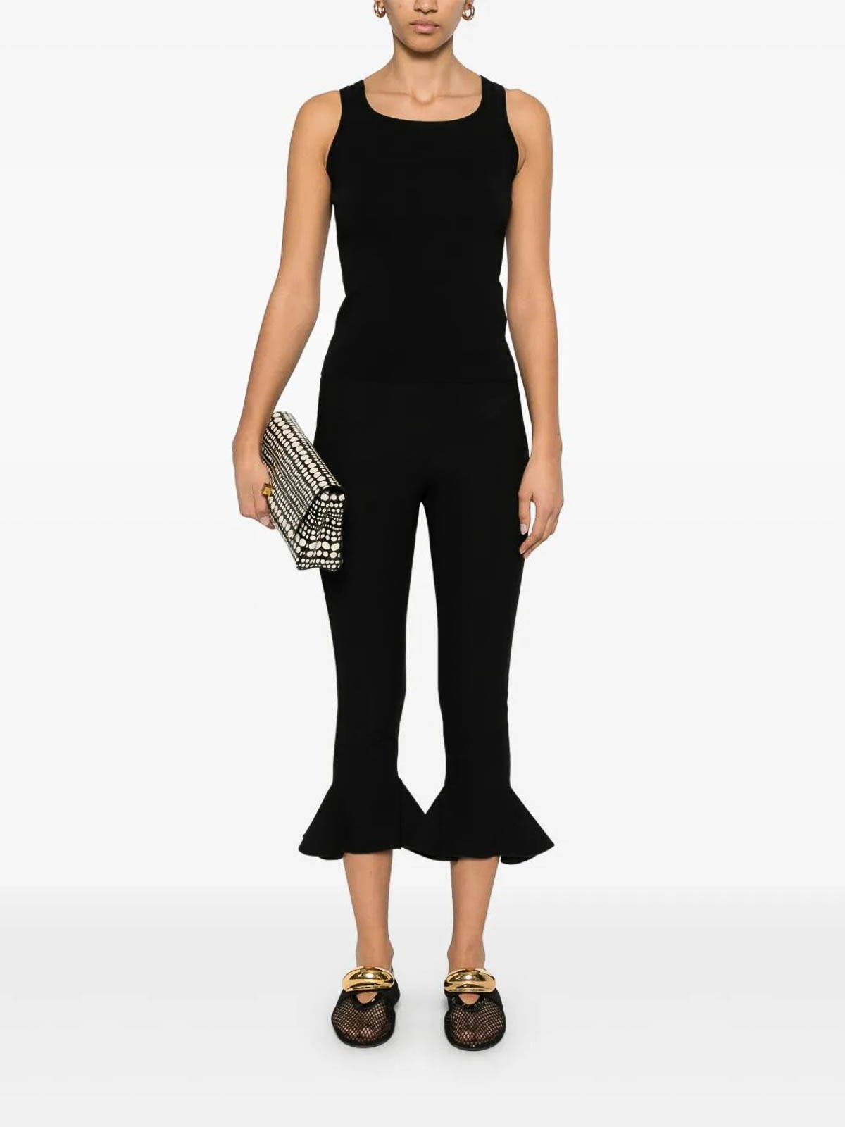 Max Mara `pentola` Tank Top In Black