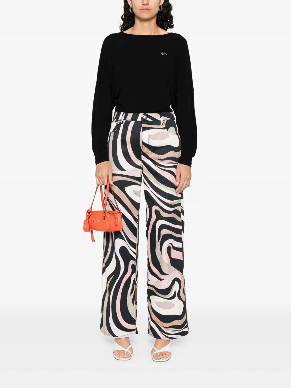 Pucci Jersey Bodysuit In Black