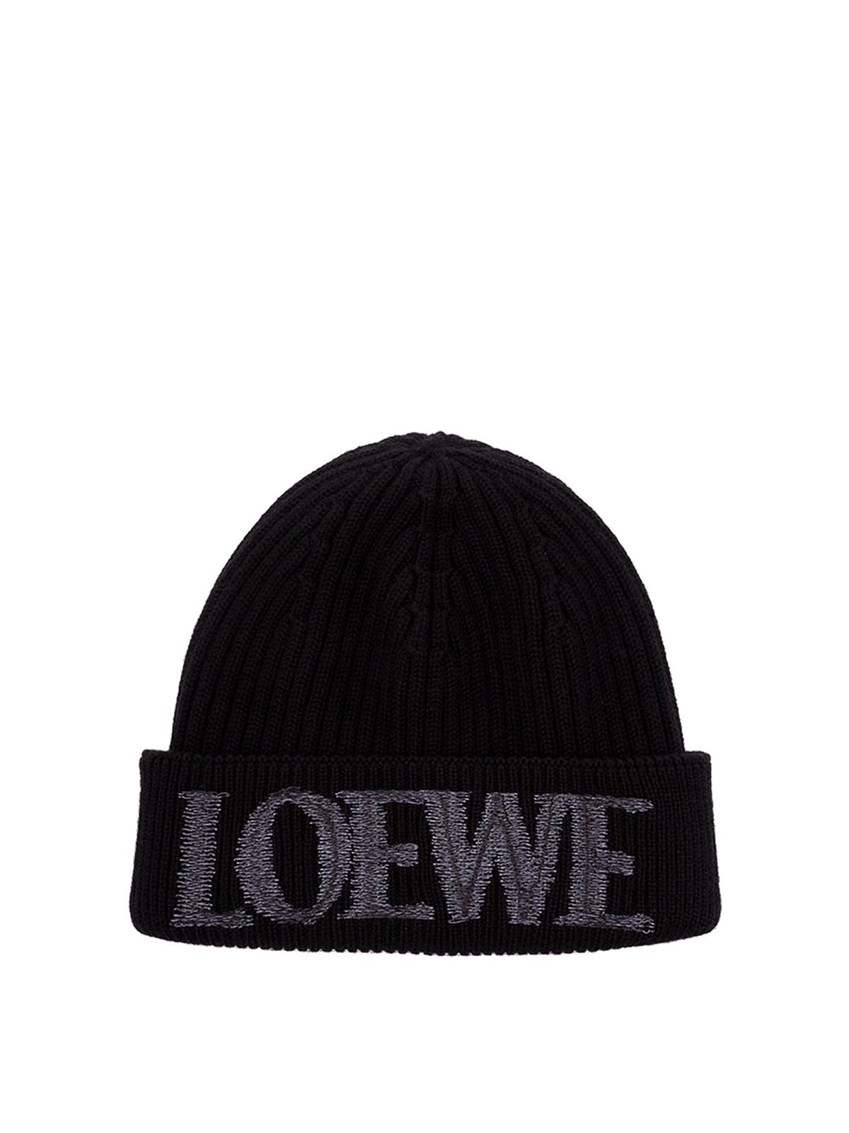 Loewe `` Beanie In Wool In Black