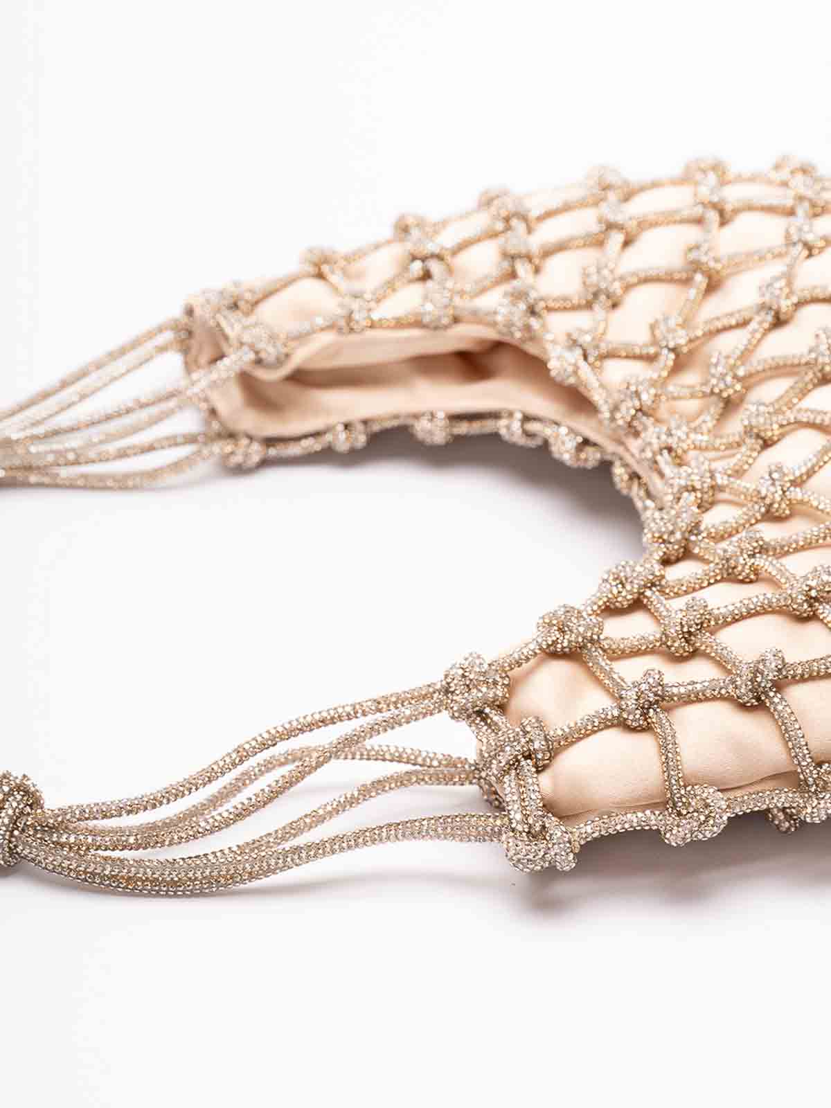 Rosantica `nodi` Handbag In Sand