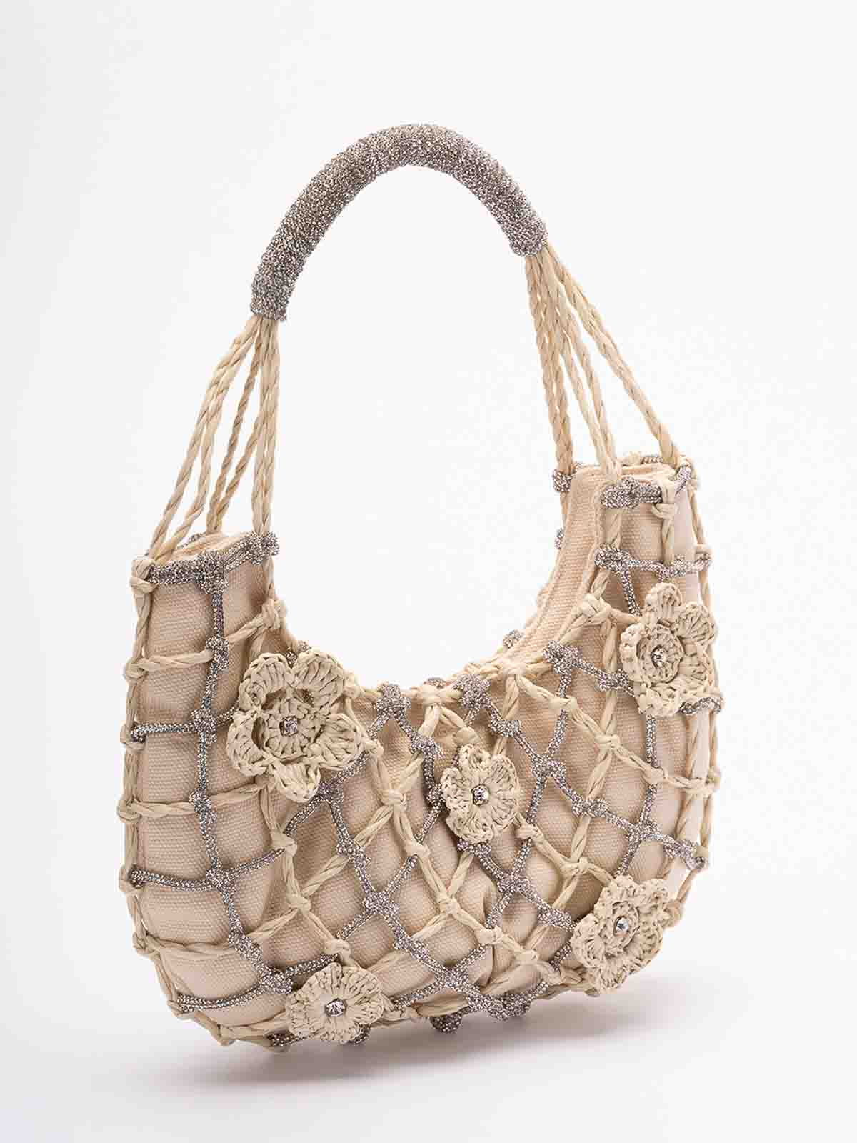 Rosantica `nodi Signorina` Handbag In Sand