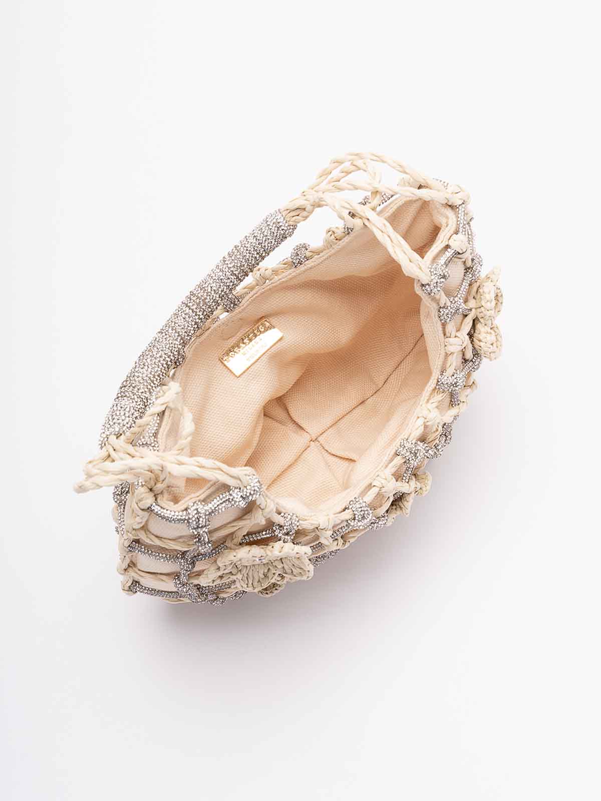 Rosantica `nodi Signorina` Handbag In Sand