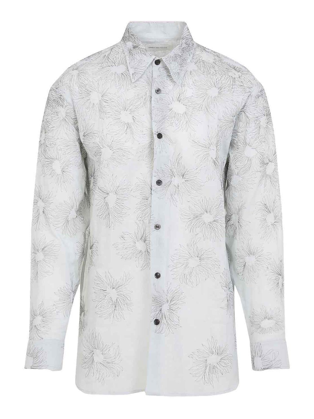 Dries Van Noten Camisa - Gris In Gray