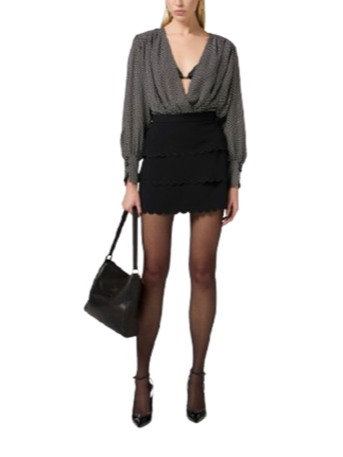 Elisabetta Franchi Vestido Midi - Negro In Black