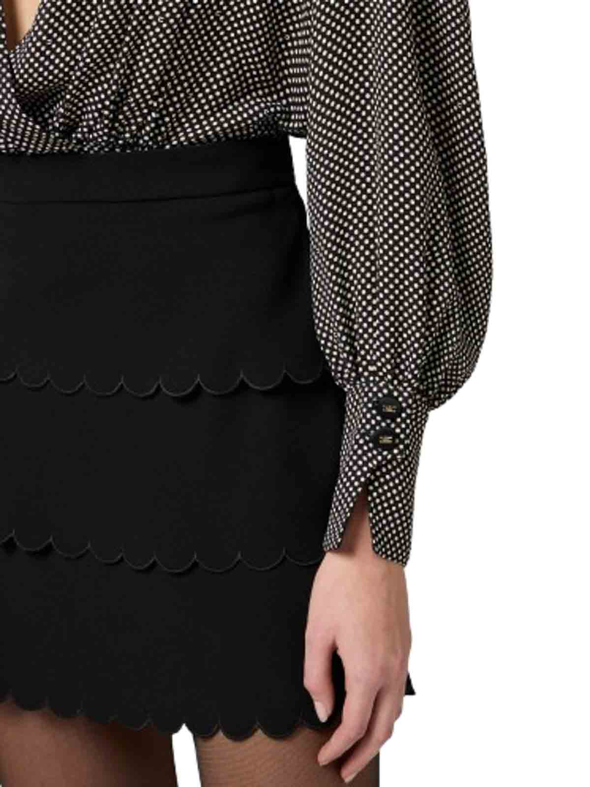 Elisabetta Franchi Vestido Midi - Negro In Black