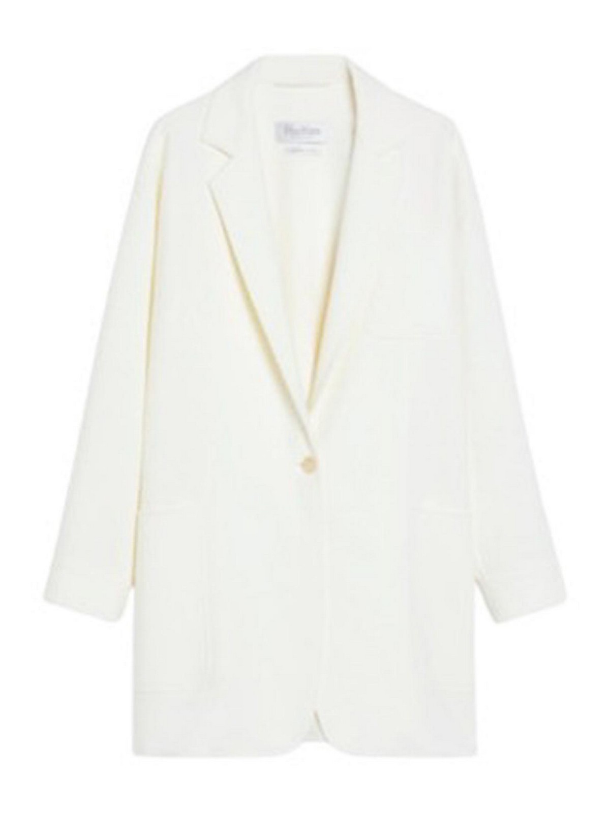 Max Mara Chaqueta Casual - Blanco In White