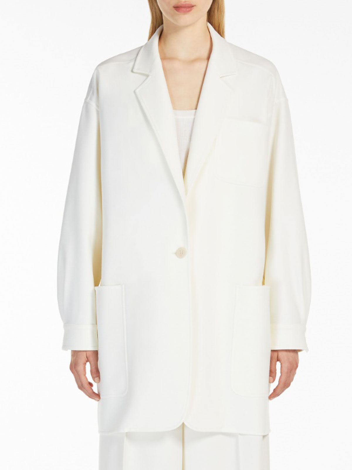 Max Mara Chaqueta Casual - Blanco In White