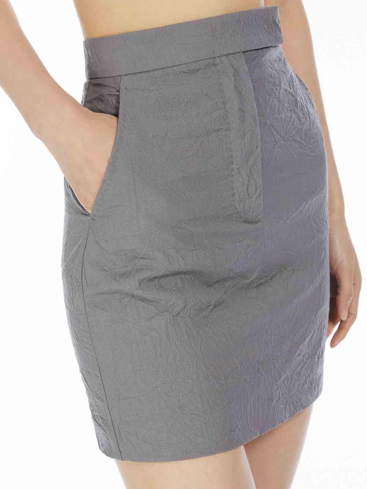 Max Mara Minifalda - Gris In Gray