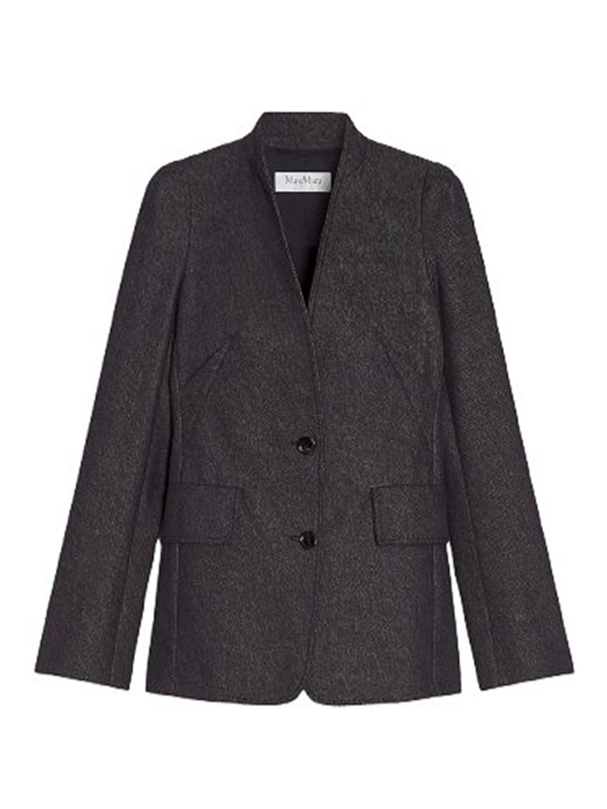 Max Mara Blazer - Azul In Brown