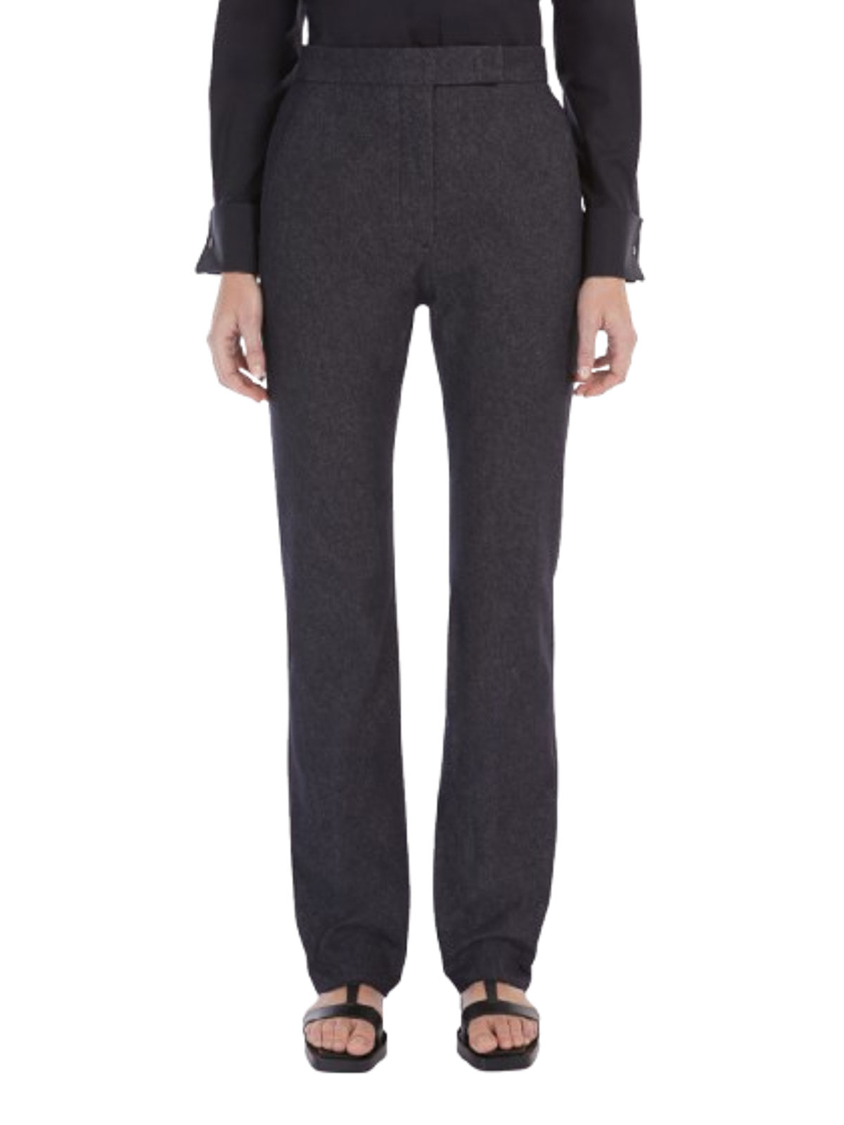 Max Mara Pantalón Casual - Azul In Black
