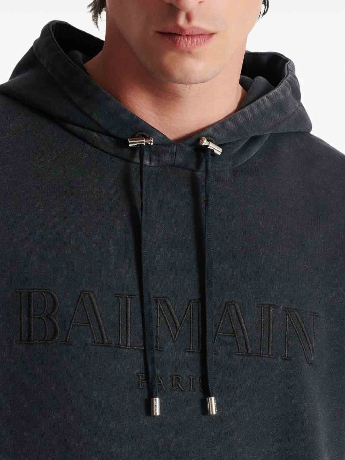 Balmain Sudadera - Gris In Gray