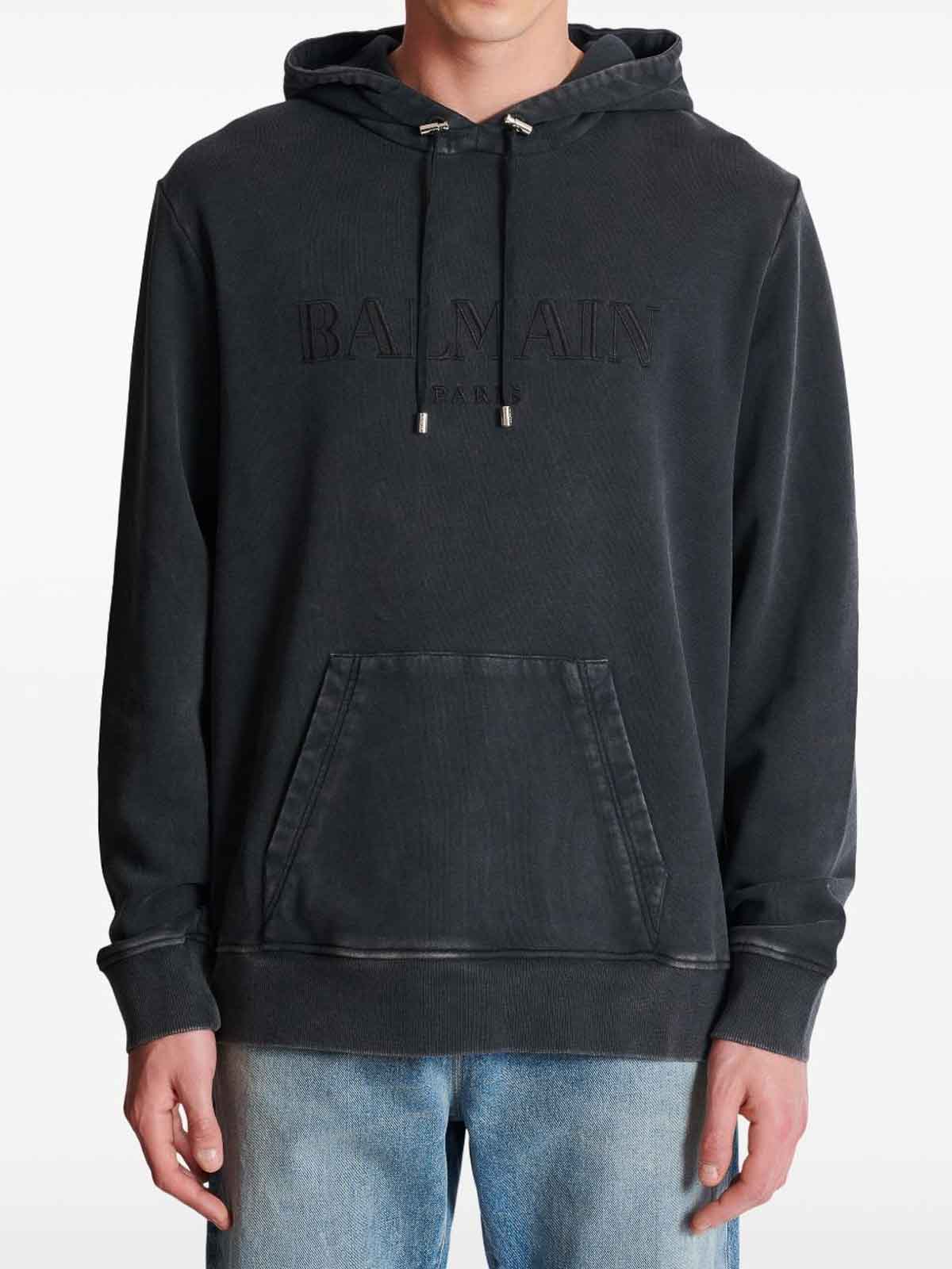 Balmain Sudadera - Gris In Gray