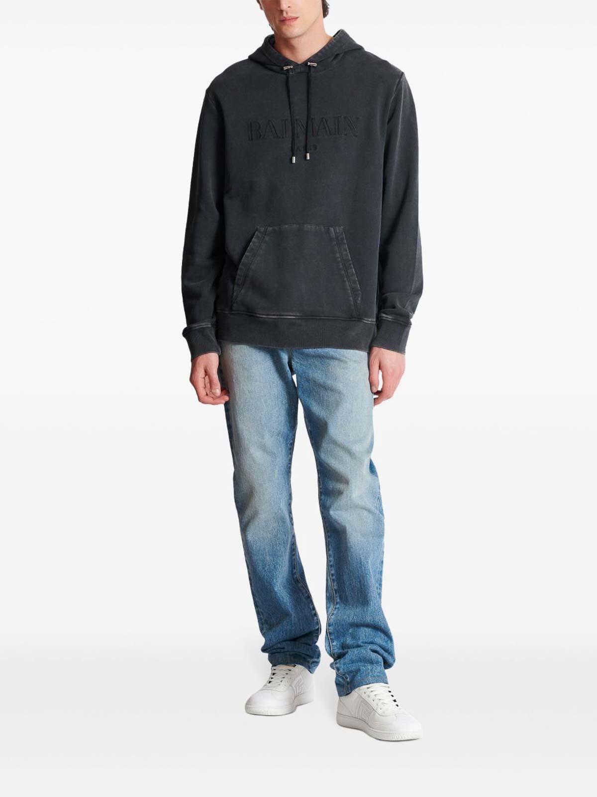Balmain Sudadera - Gris In Gray