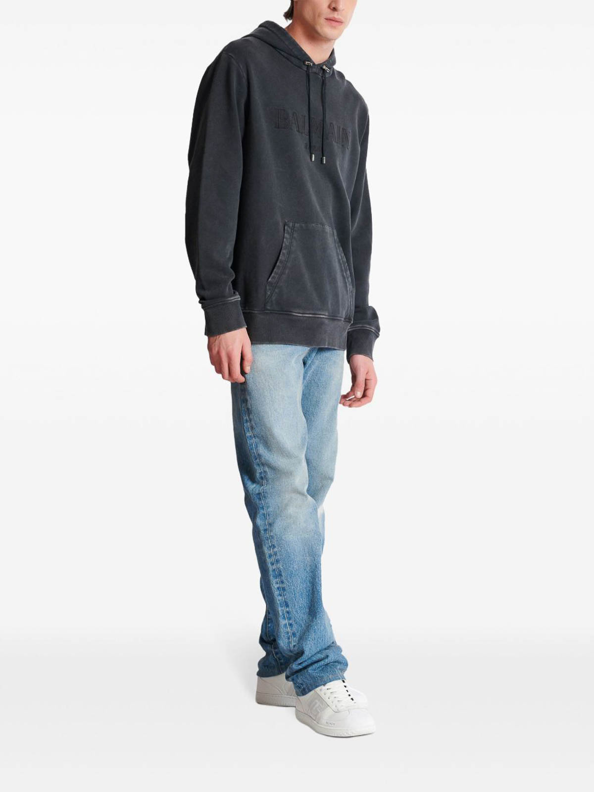Balmain Sudadera - Gris In Gray