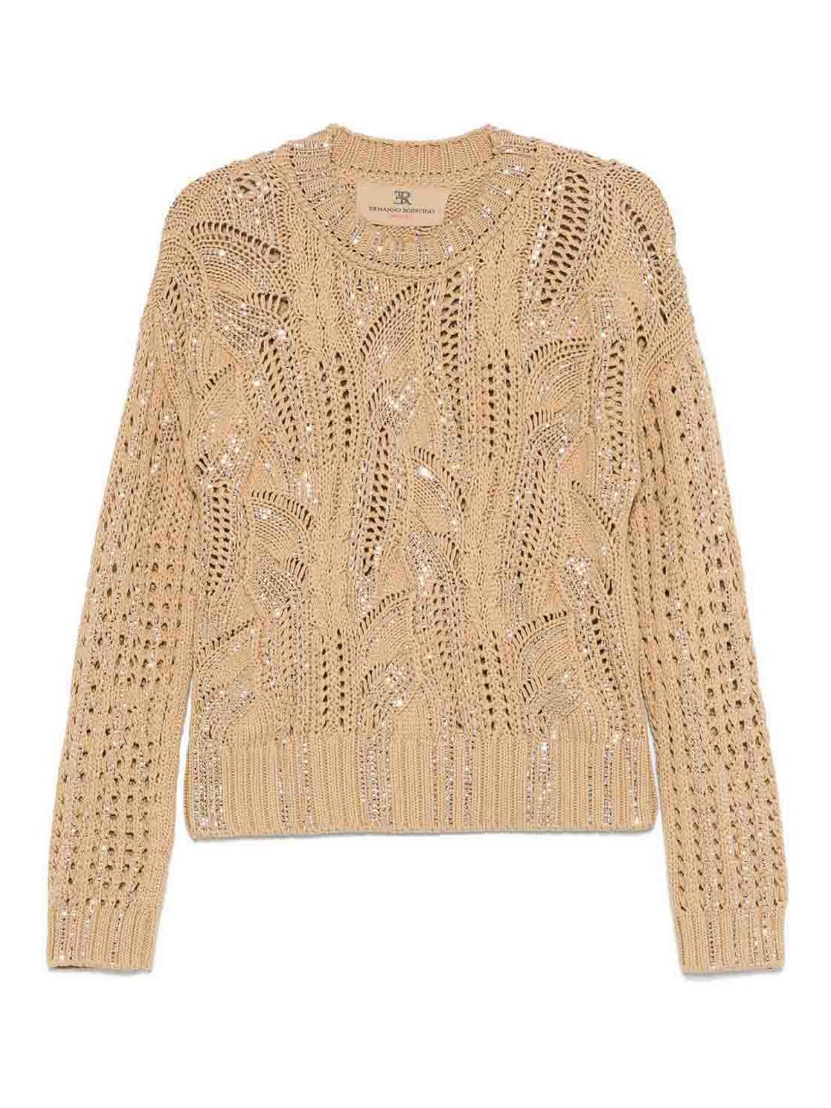 Ermanno Scervino Suéter Cuello Redondo - Gris Claro In Gray